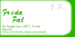 frida pal business card